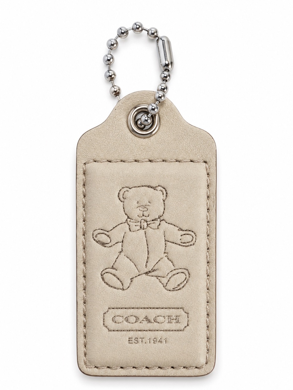 Coach Limited Edition Teddy Bear Hang Tag